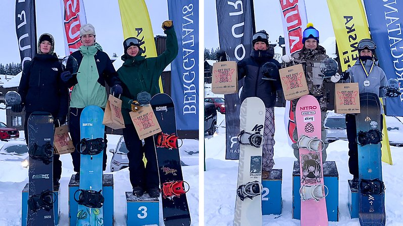 Herr- och dampallen i big air. Foto: Jenny Högström. 